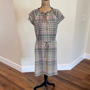 Multicolor Checkered Women's Dress